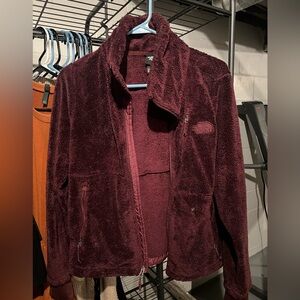 The North Face Maroon Sherpa Jacket